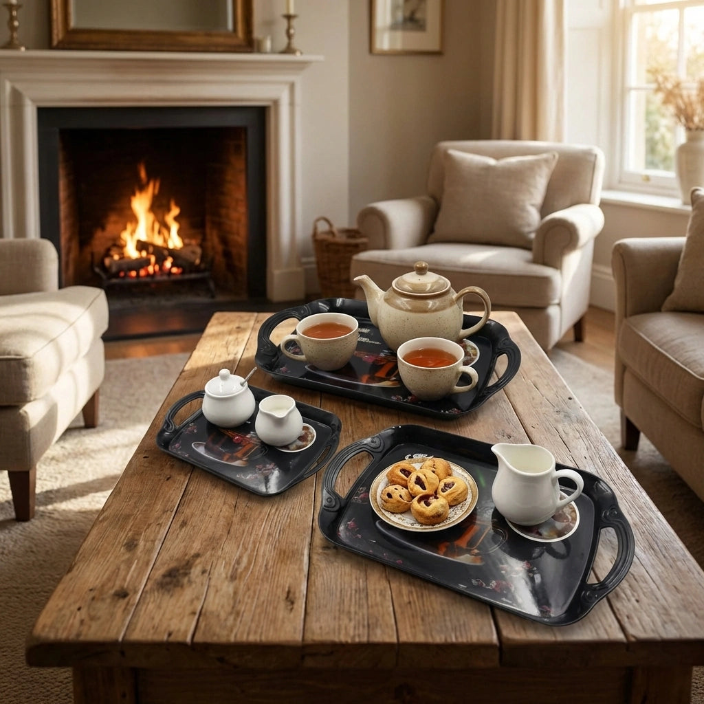 Melamine Serving Tray Set Of 3