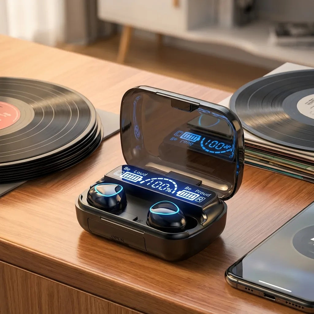 LED Display Wireless Earbuds