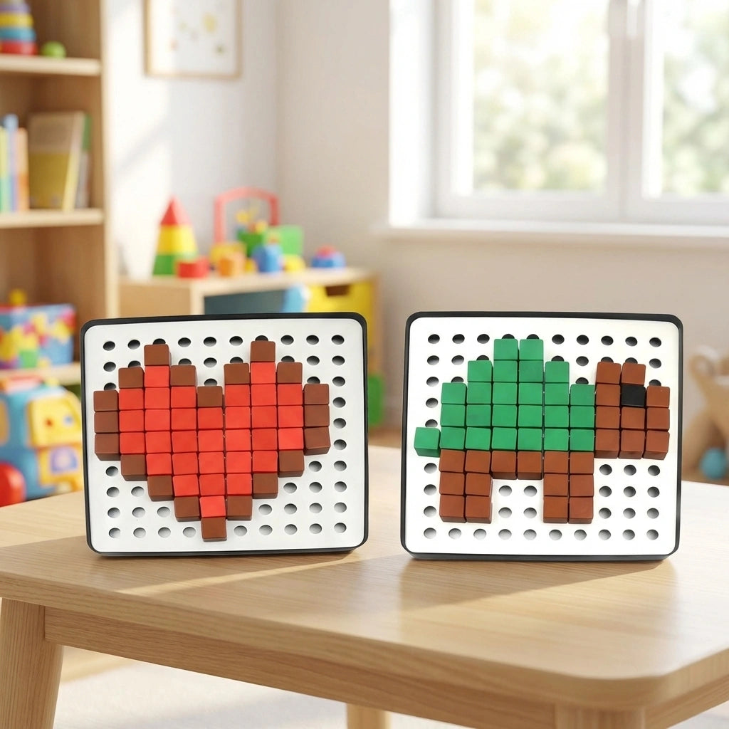 Educational Pixel Cubes Toy