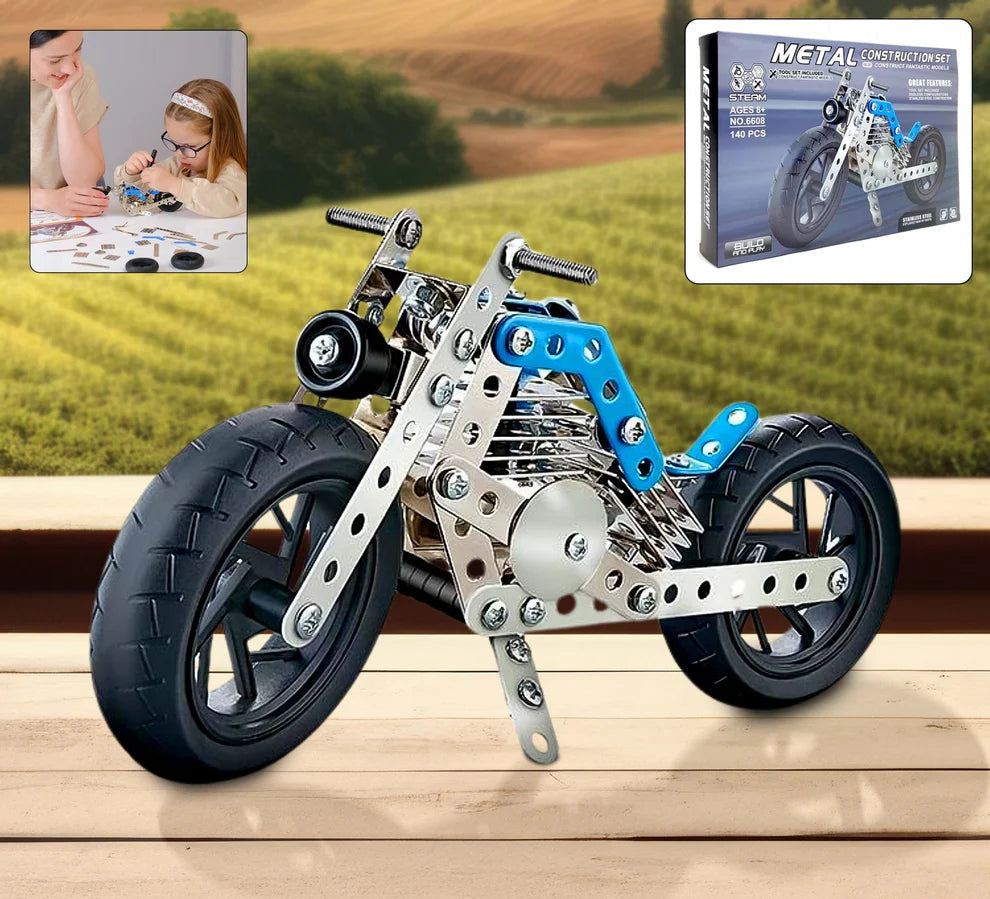 Metal cruiser motorcycle construction kit