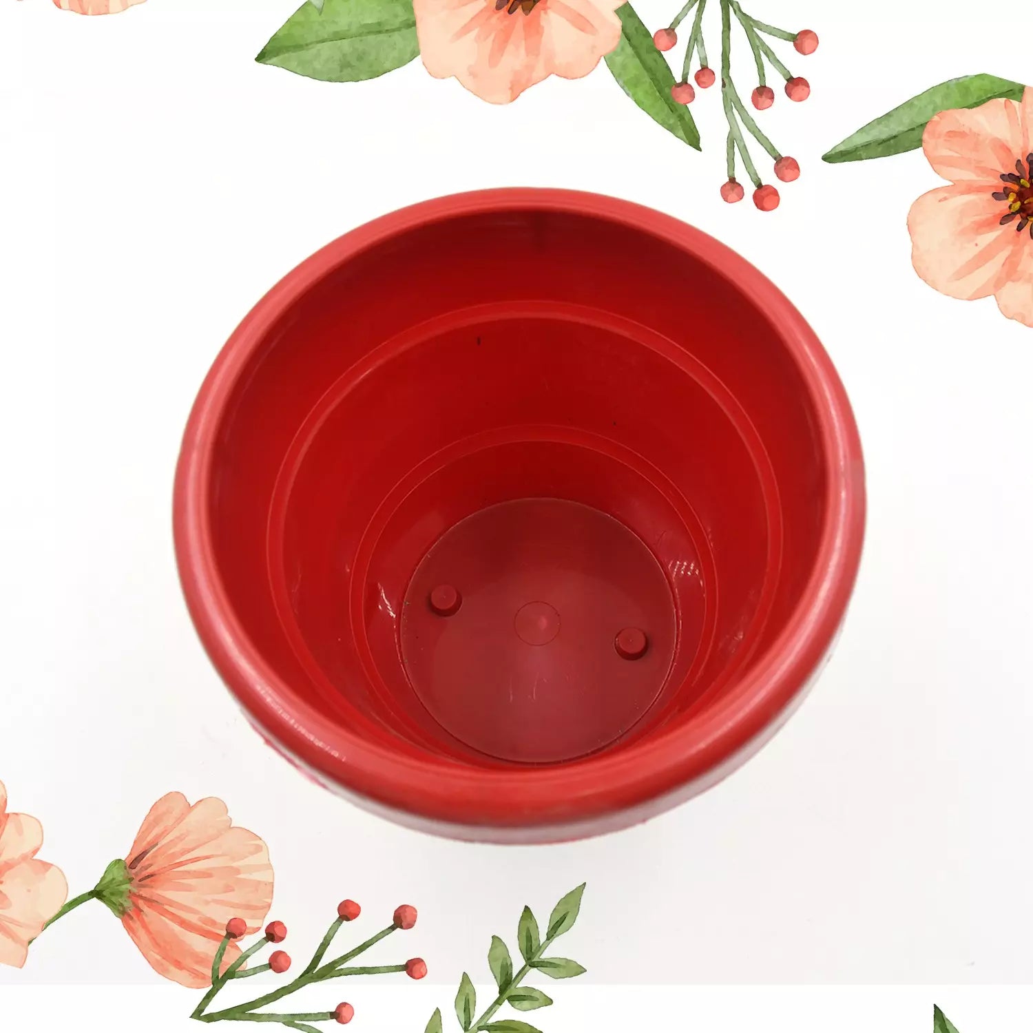 13cm Heavy-Duty Plastic Plant Pot - Garden & Outdoors