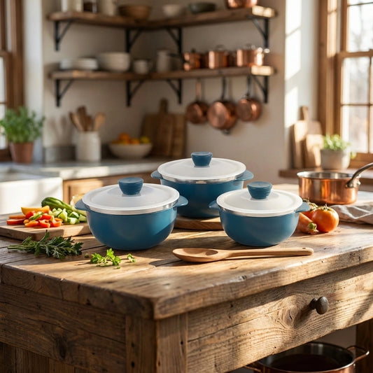 Nestable Microwave Reheating Bowls