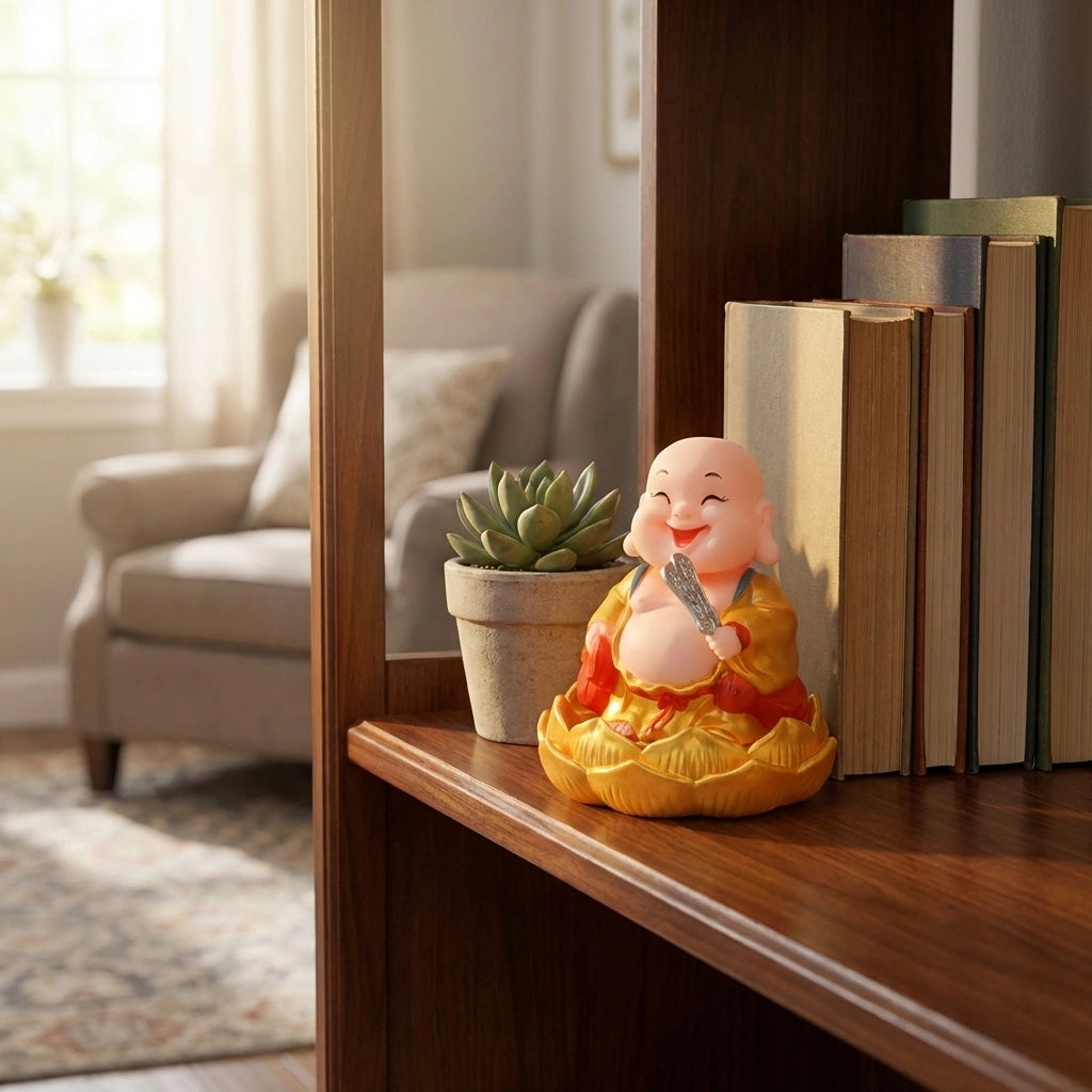 Solar Moving Buddha Ornament