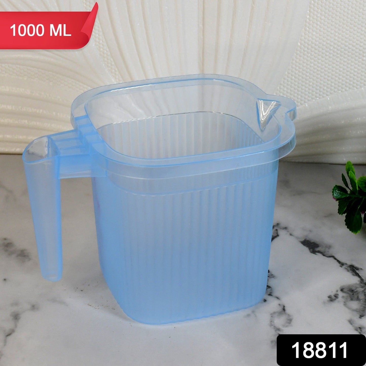 Transparent Plastic Bath Mug