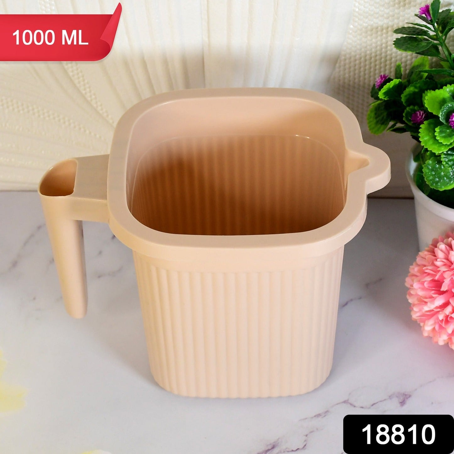 Plastic Square Bath Mug