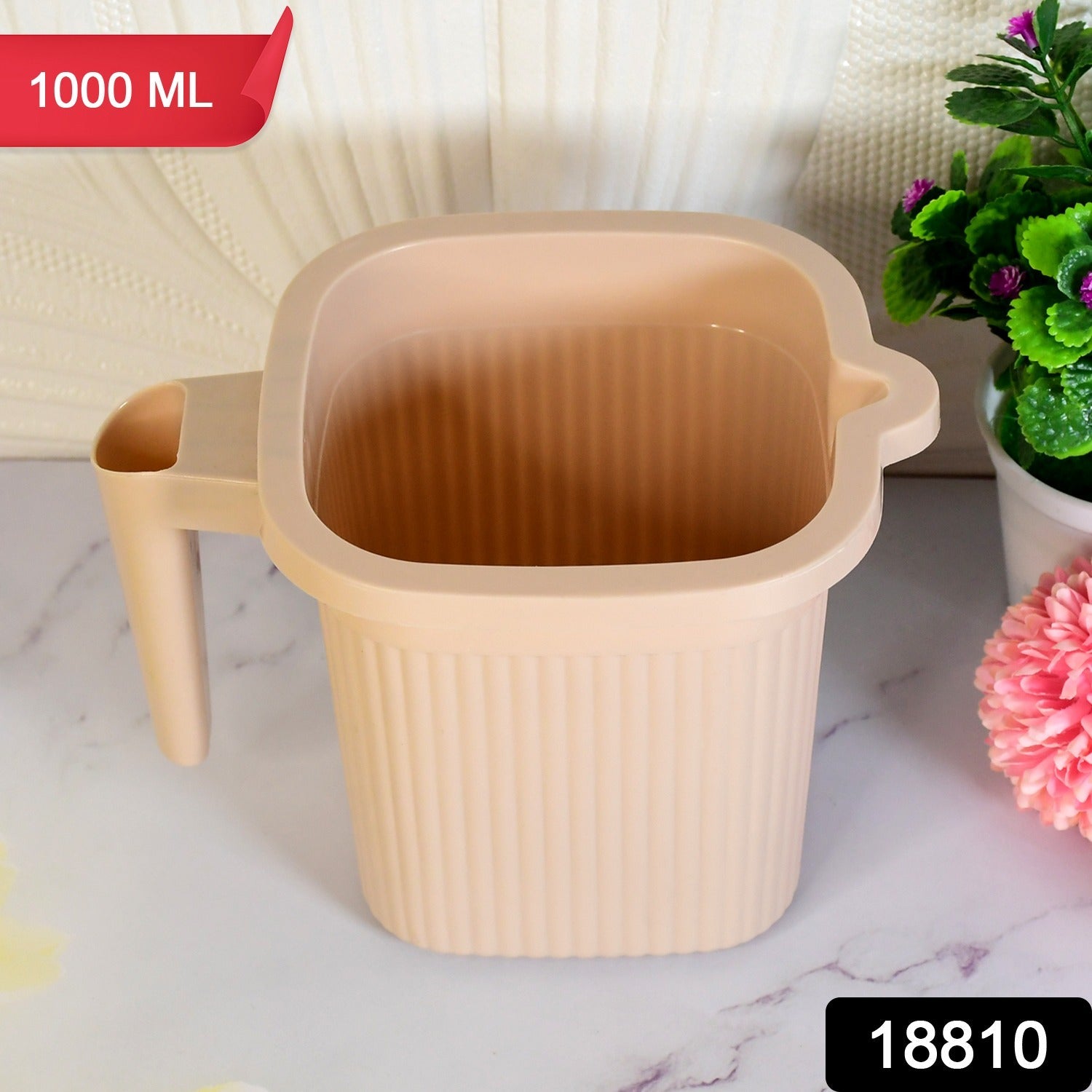 Plastic Square Bath Mug