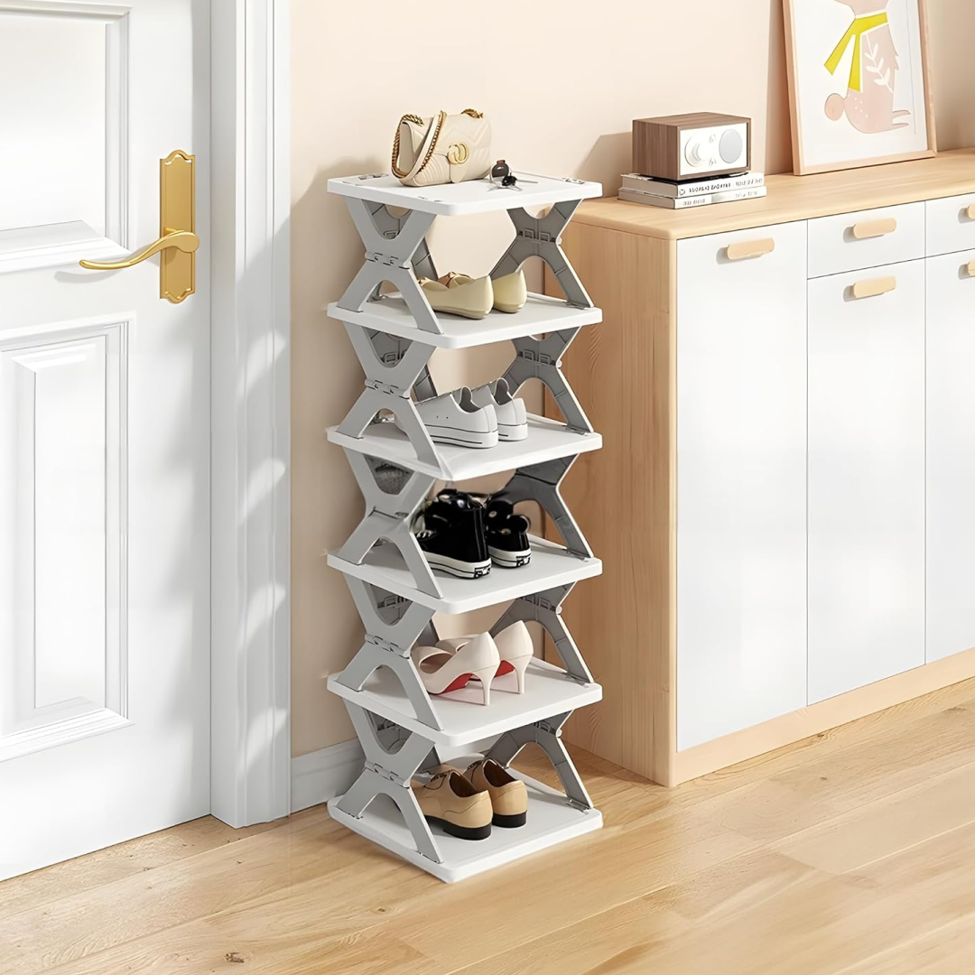 Smart Foldable Shoe Rack