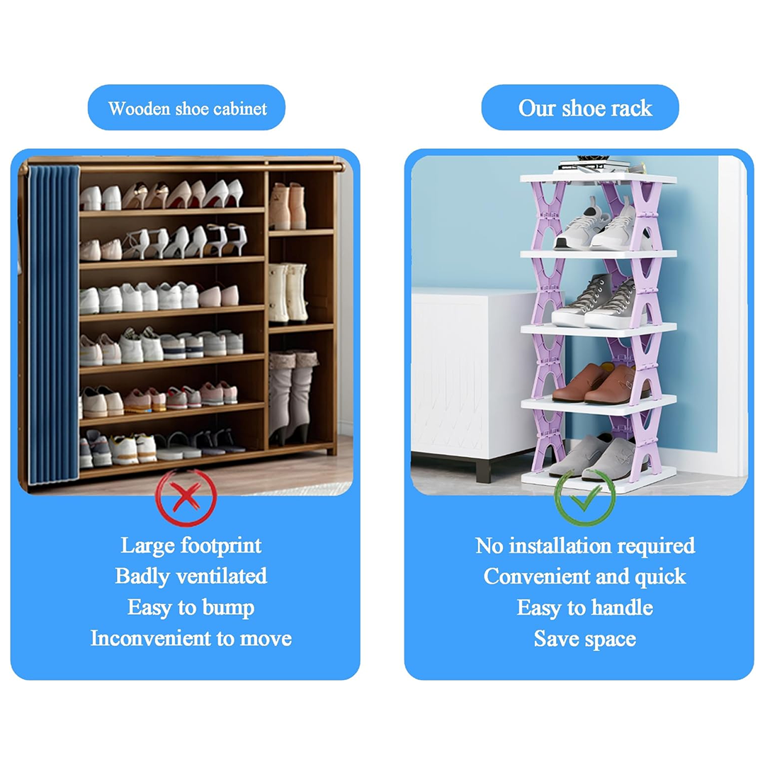 Smart Foldable Shoe Rack