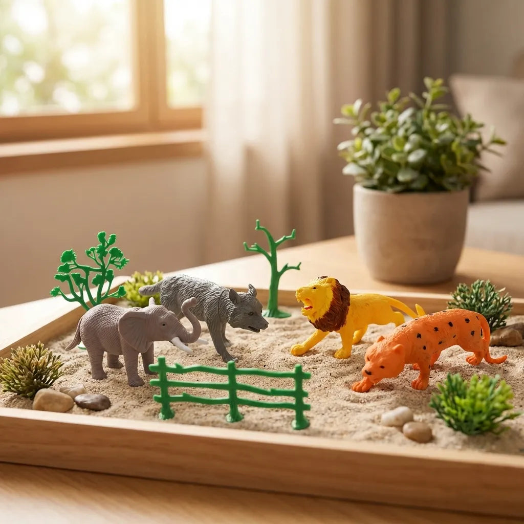 Small Wild Animal Set For Kids (4 pcs)