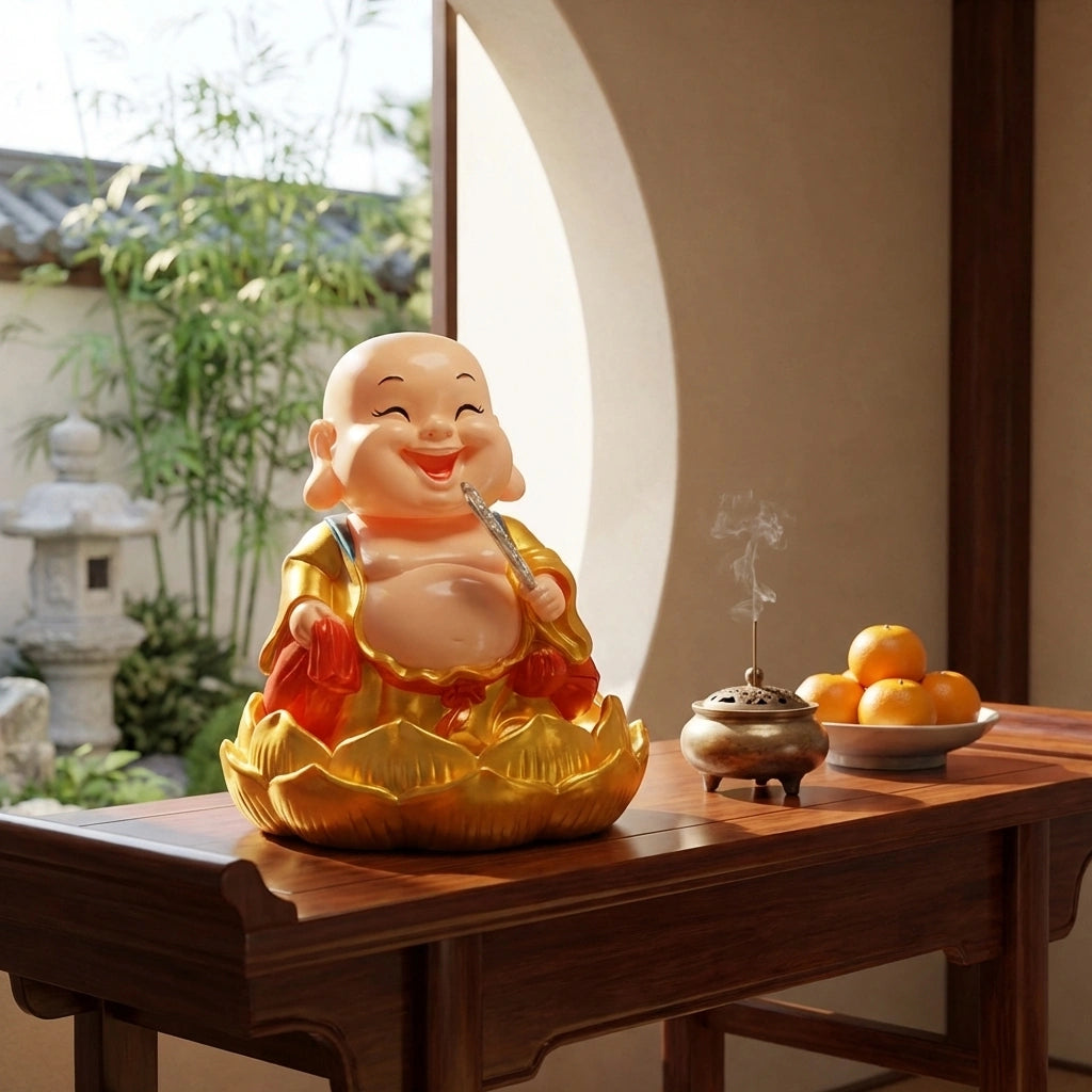 Solar Moving Buddha Ornament