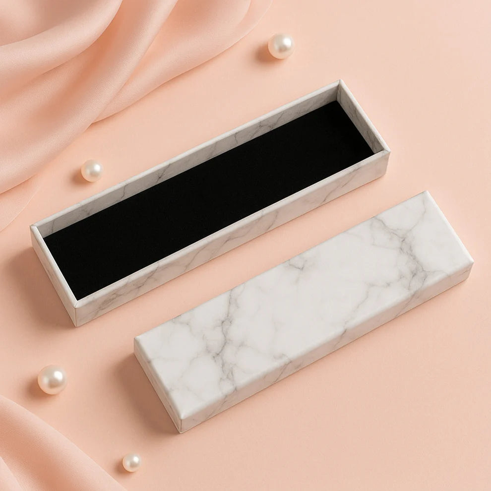 Luxury marble jewelry box