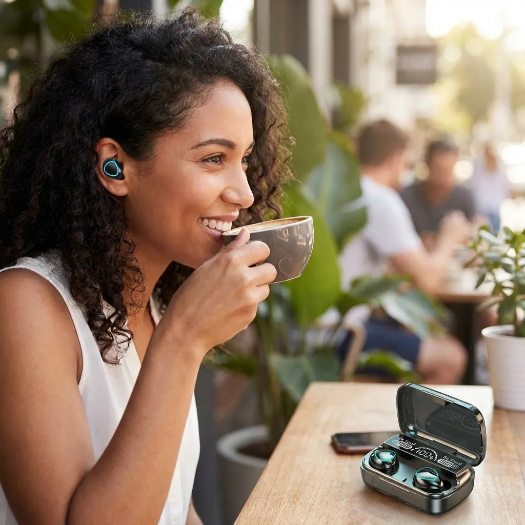 LED Display Wireless Earbuds