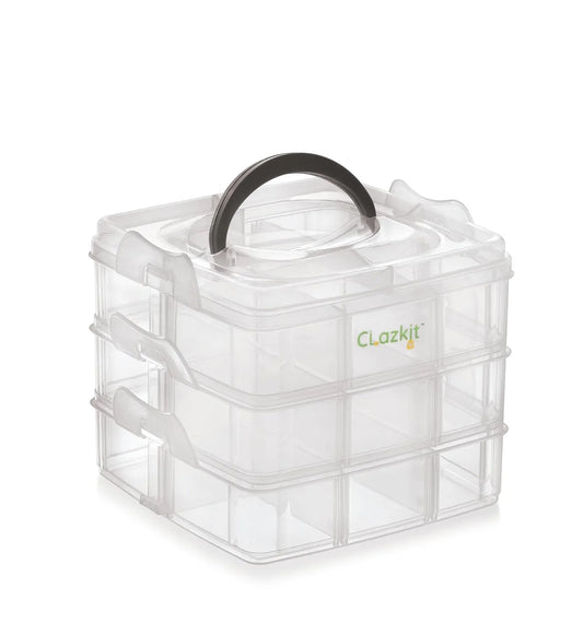 Best 18 grid transparent jewelry organizer - household storage containers | 2025 | fast shipping