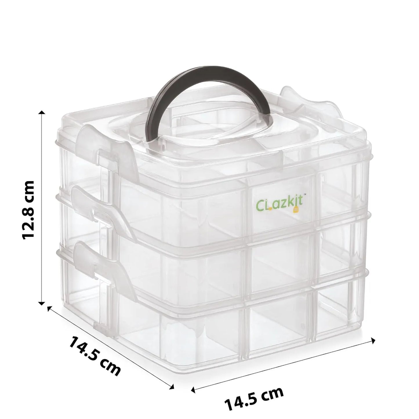 Best 18 grid transparent jewelry organizer - household storage containers | 2025 | fast shipping