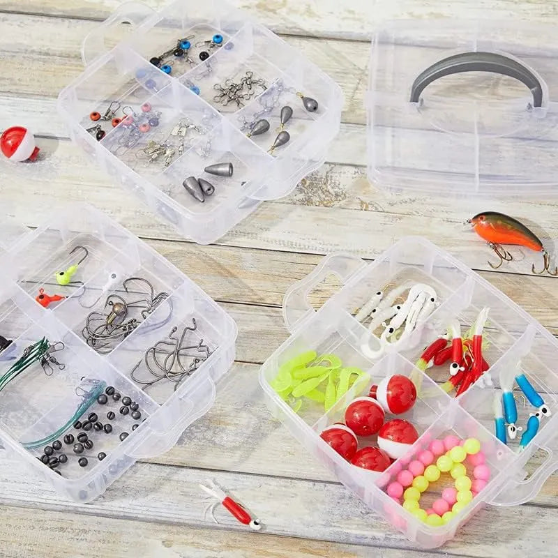 Best 18 grid transparent jewelry organizer - household storage containers | 2025 | fast shipping