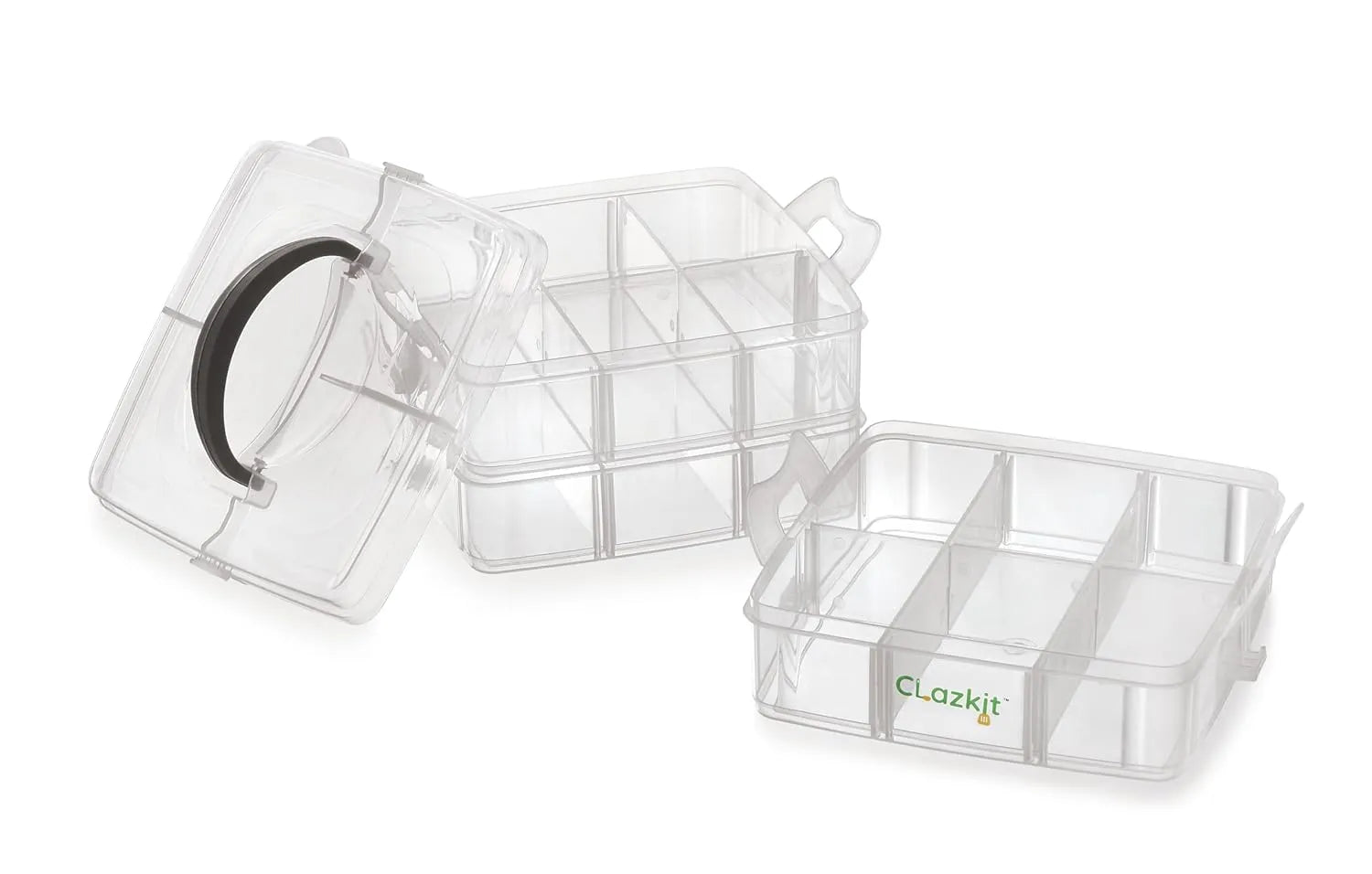 Best 18 grid transparent jewelry organizer - household storage containers | 2025 | fast shipping