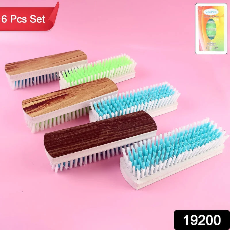 6-piece scrub brush set