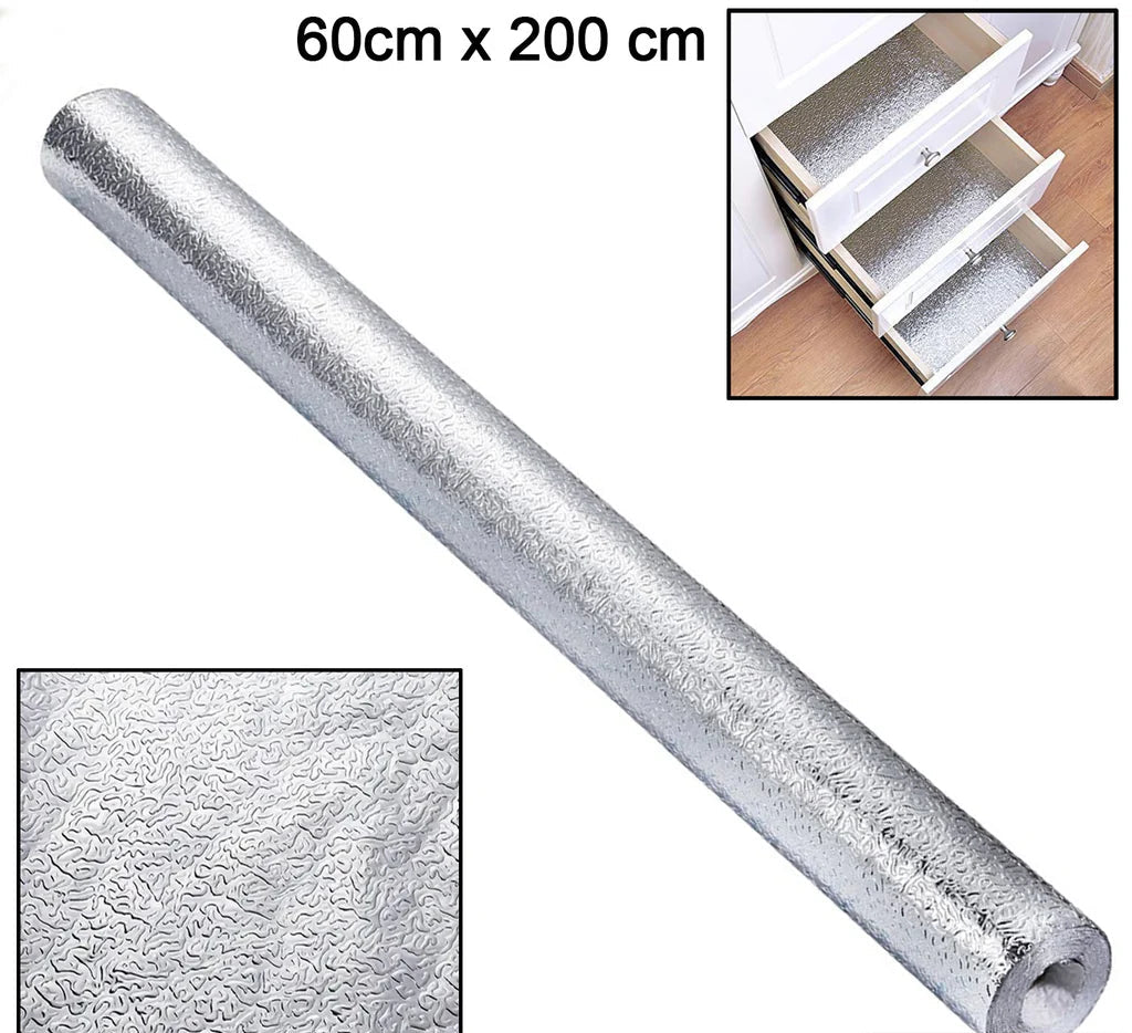 Aluminum foil kitchen wallpaper