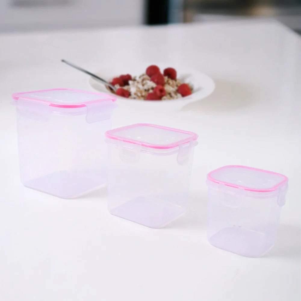3-piece air seal storage containers
