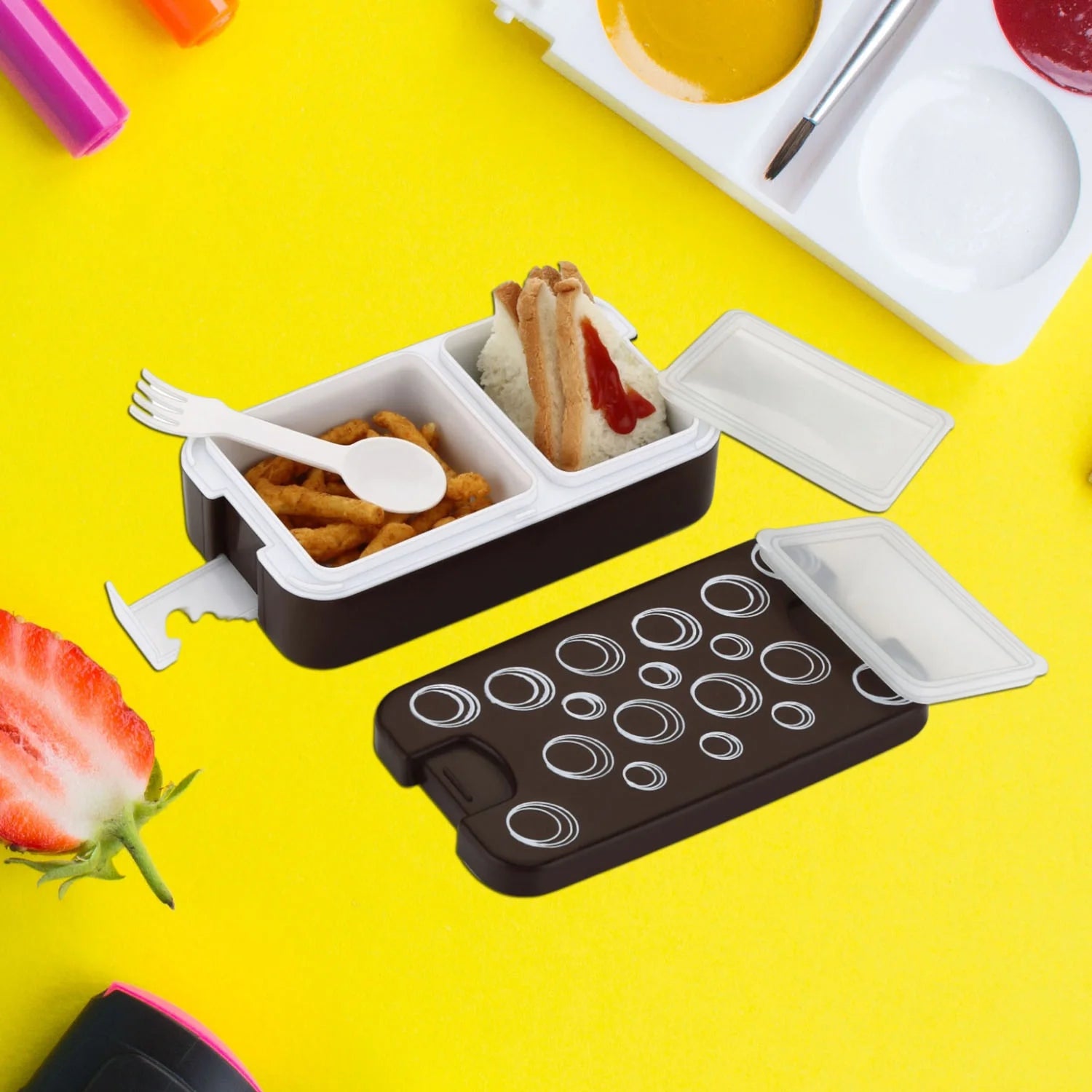 Best 2-compartment airtight lunch box - containers | 2025 | fast shipping