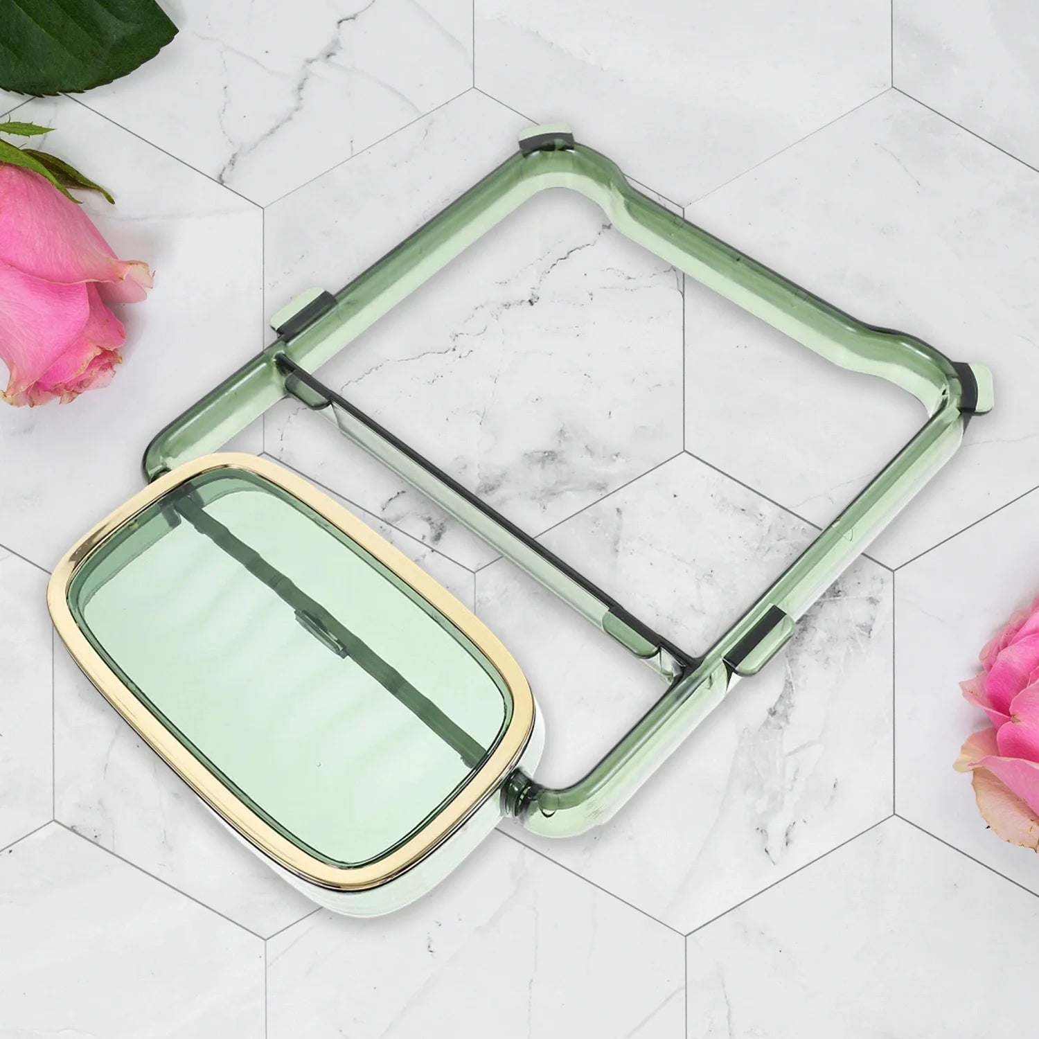 Best 2-in-1 adhesive towel & soap holder – green - holders | 2025 | fast shipping