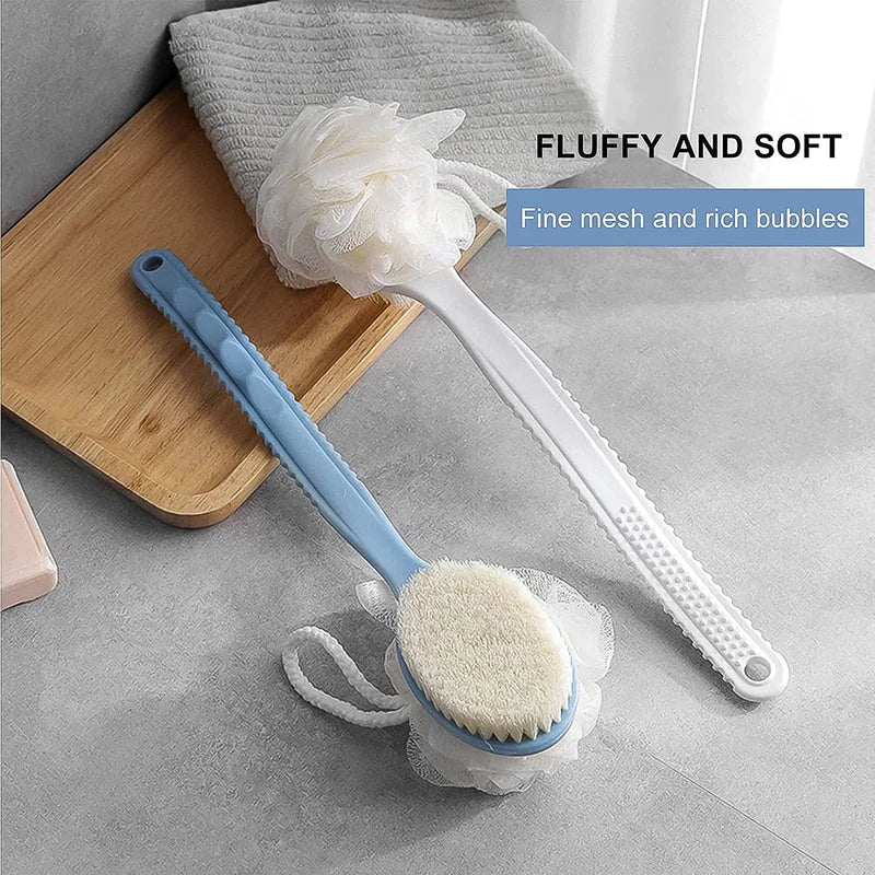 2-in-1 Bath Brush - Face & Body Care