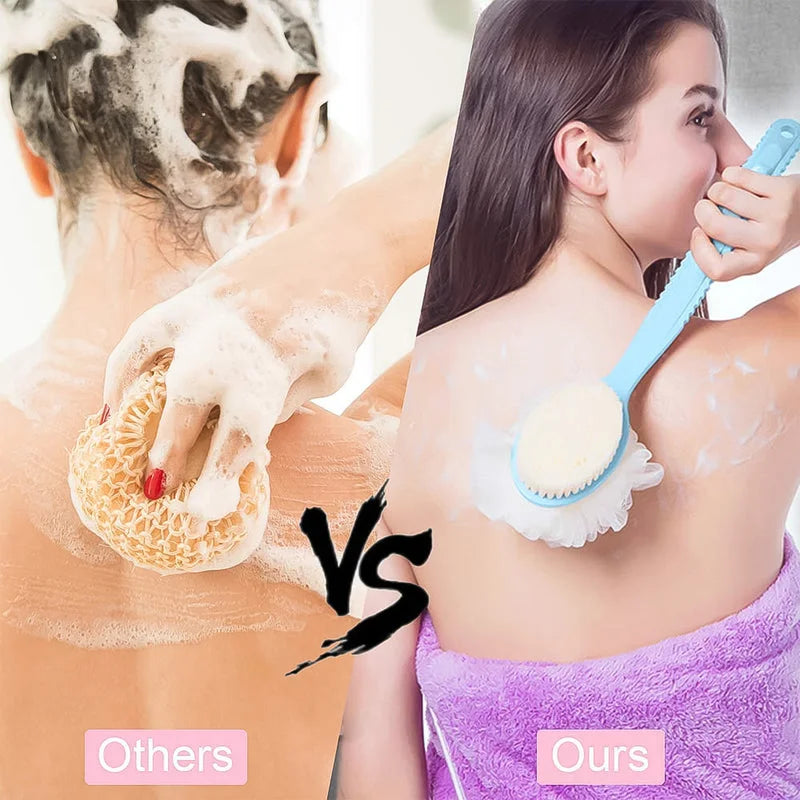 2-in-1 Bath Brush - Face & Body Care