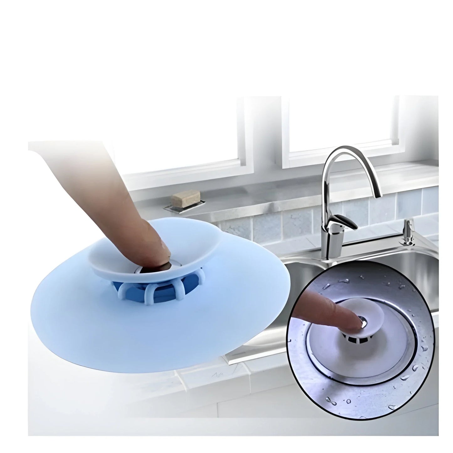 2-in-1 Drain Stopper Catcher - Home & Kitchen
