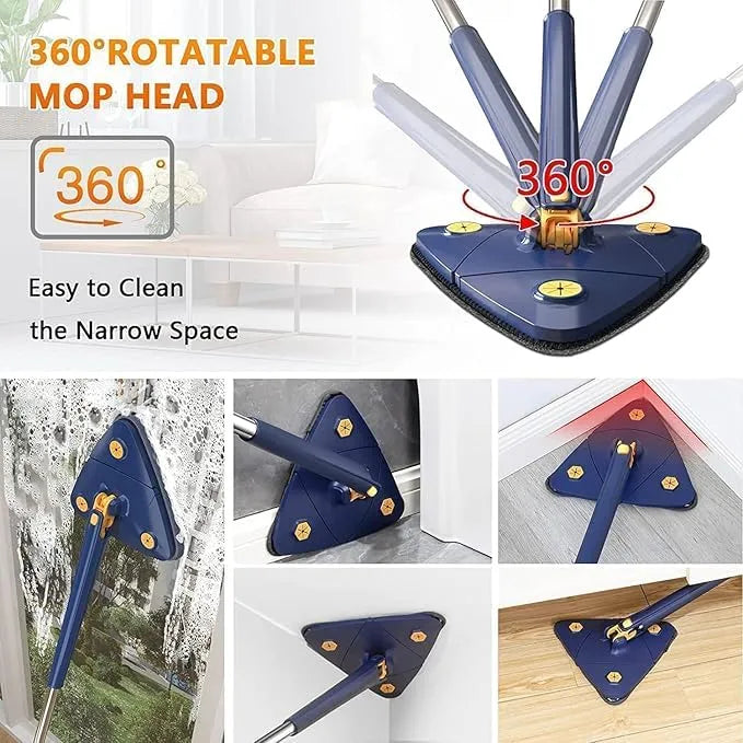 Best 2 in 1 extendable triangle mop - mops | 2025 | fast shipping