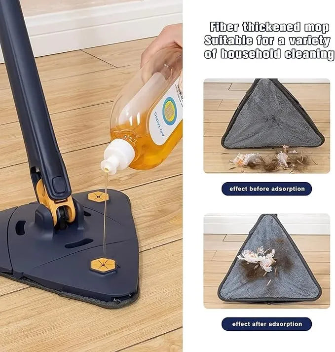 Best 2 in 1 extendable triangle mop - mops | 2025 | fast shipping