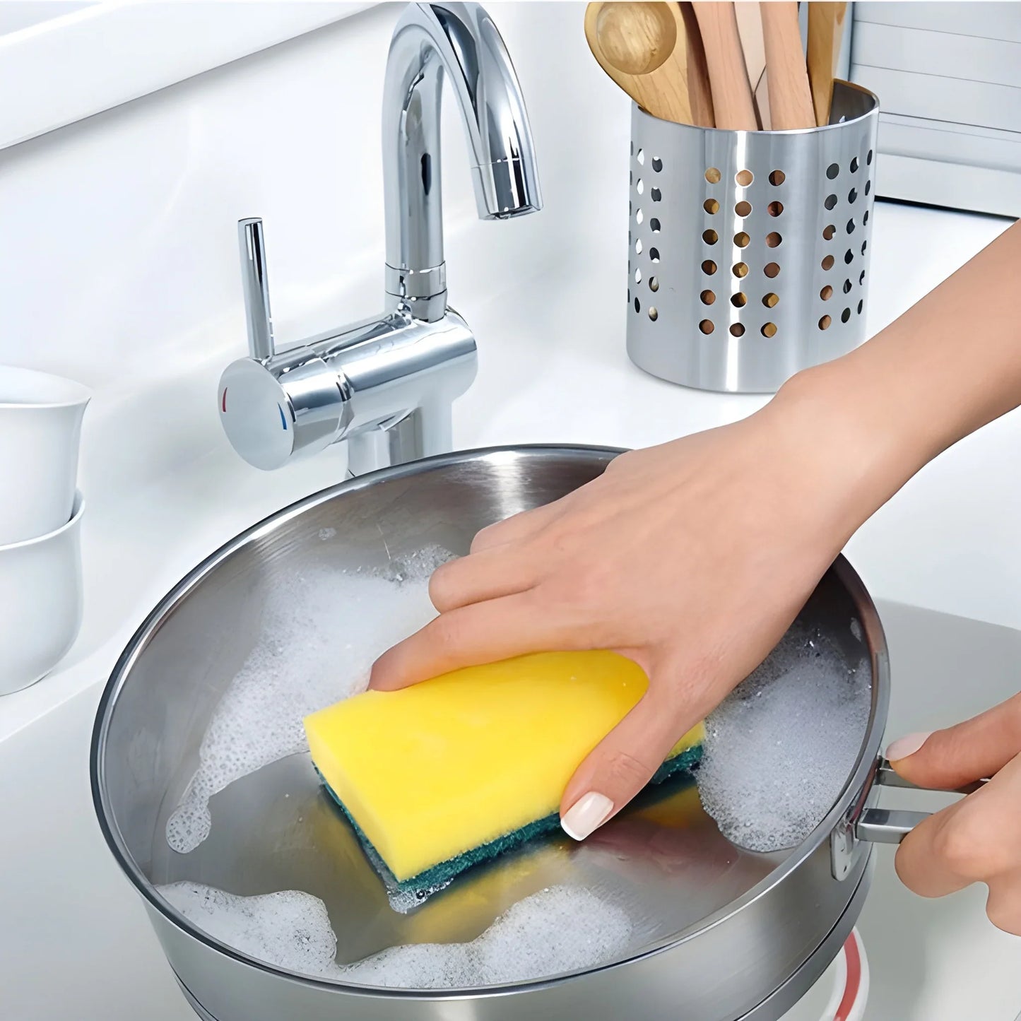 2-in-1 Odor-Resistant Scrubber - Kitchen Tool