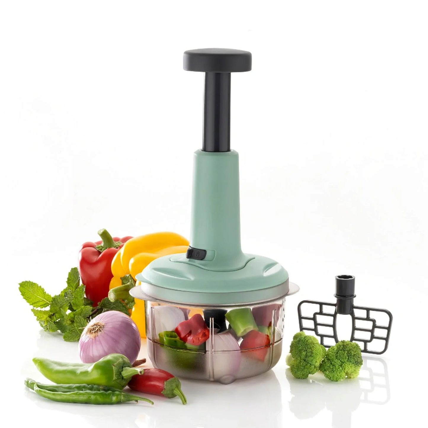 Best 2-in-1 push food chopper 800ml - kitchen slicers | 2025 | fast shipping