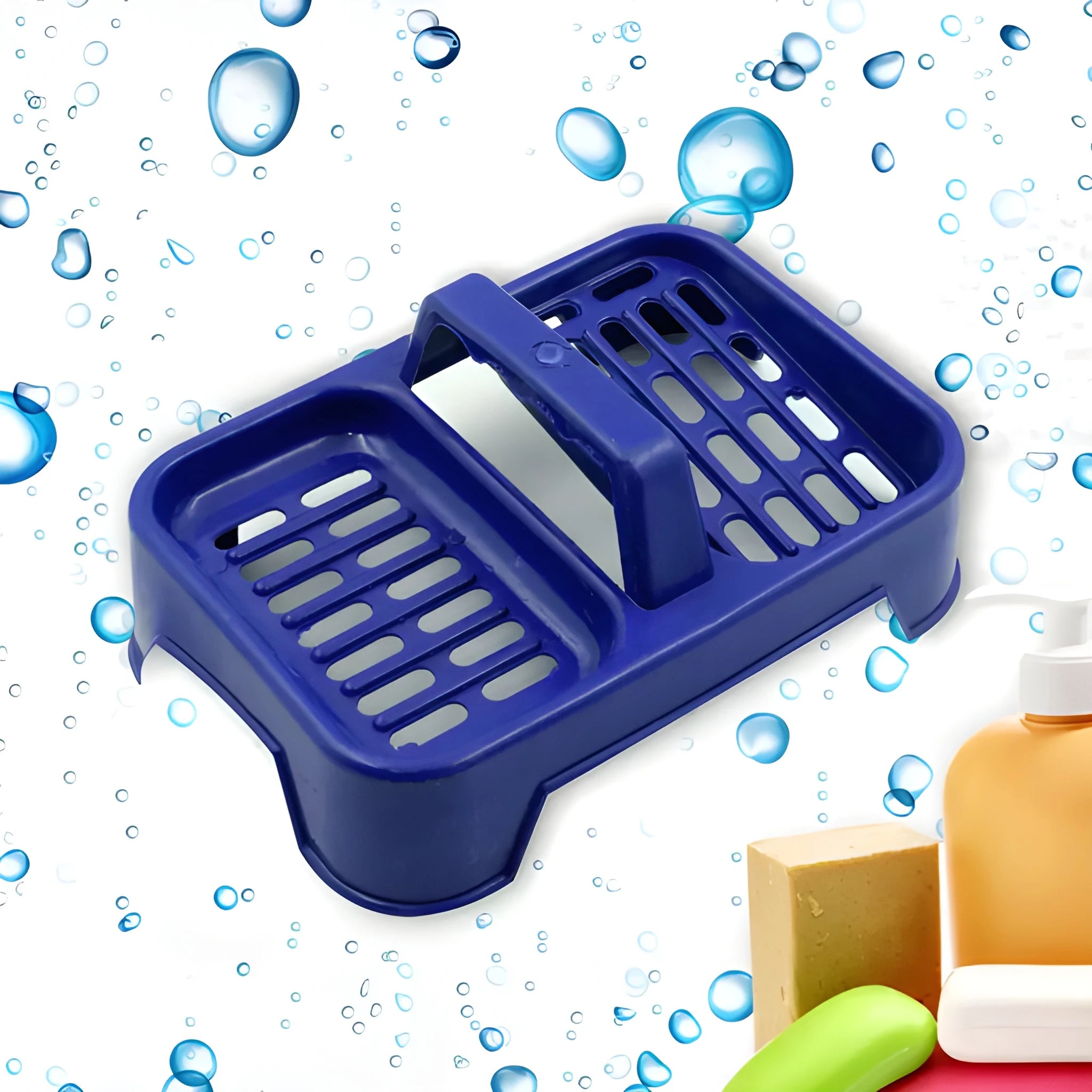 2-in-1 plastic soap dish