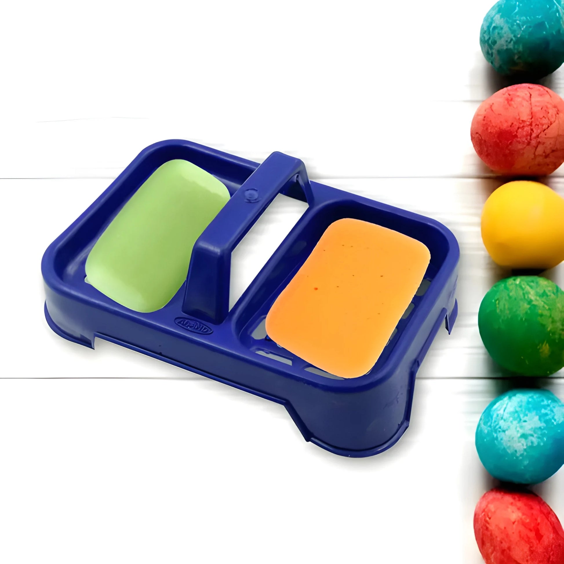 2-in-1 Plastic Soap Dish - Home Improvement