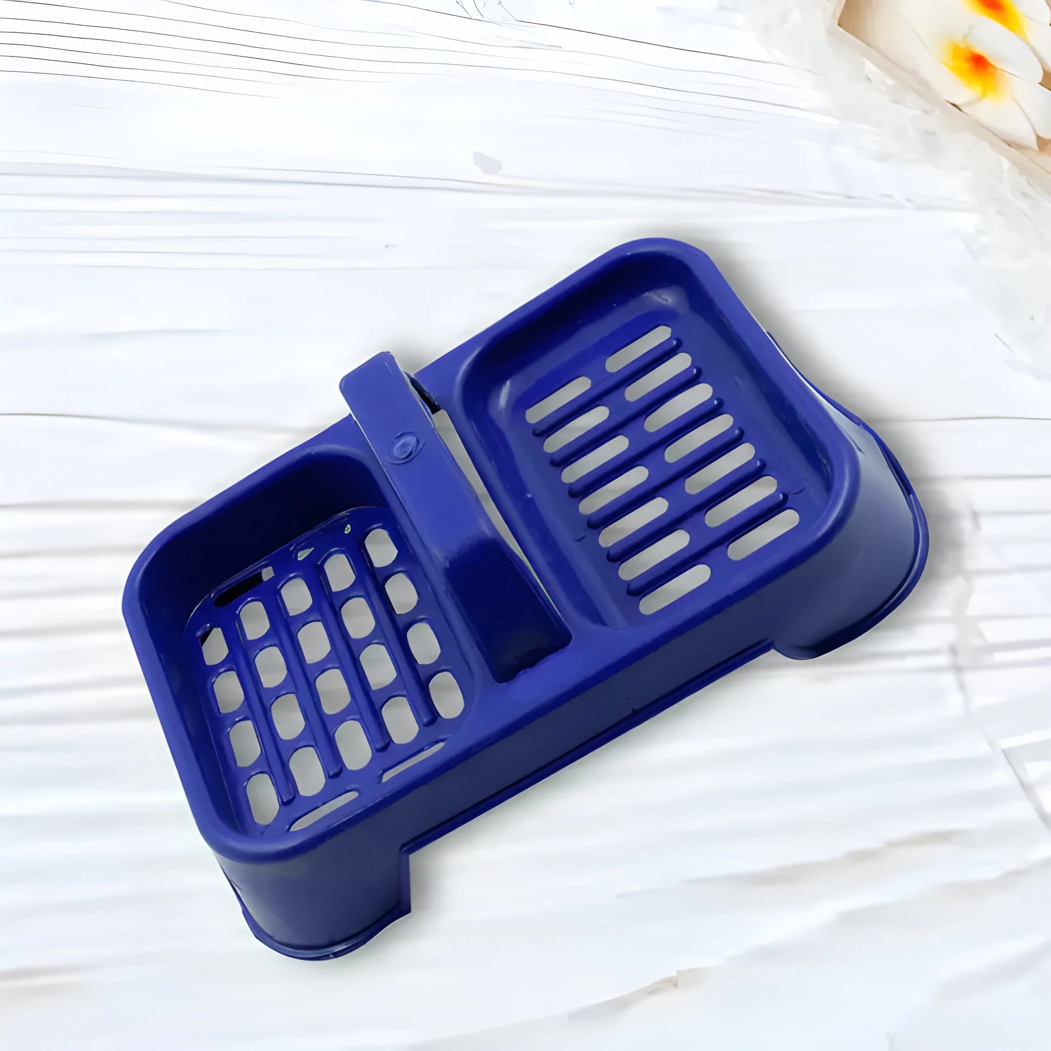 2-in-1 plastic soap dish