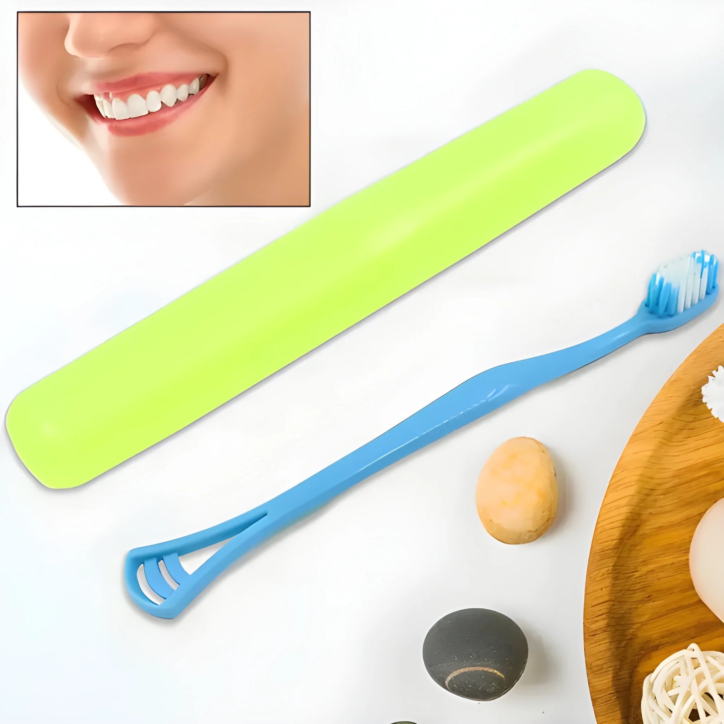 2-in-1 Toothbrush with Case - Health Care