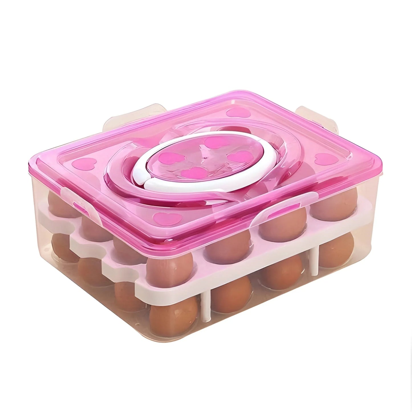 Best 2 layer 32 grid egg tray with lid - home & garden | 2025 | fast shipping