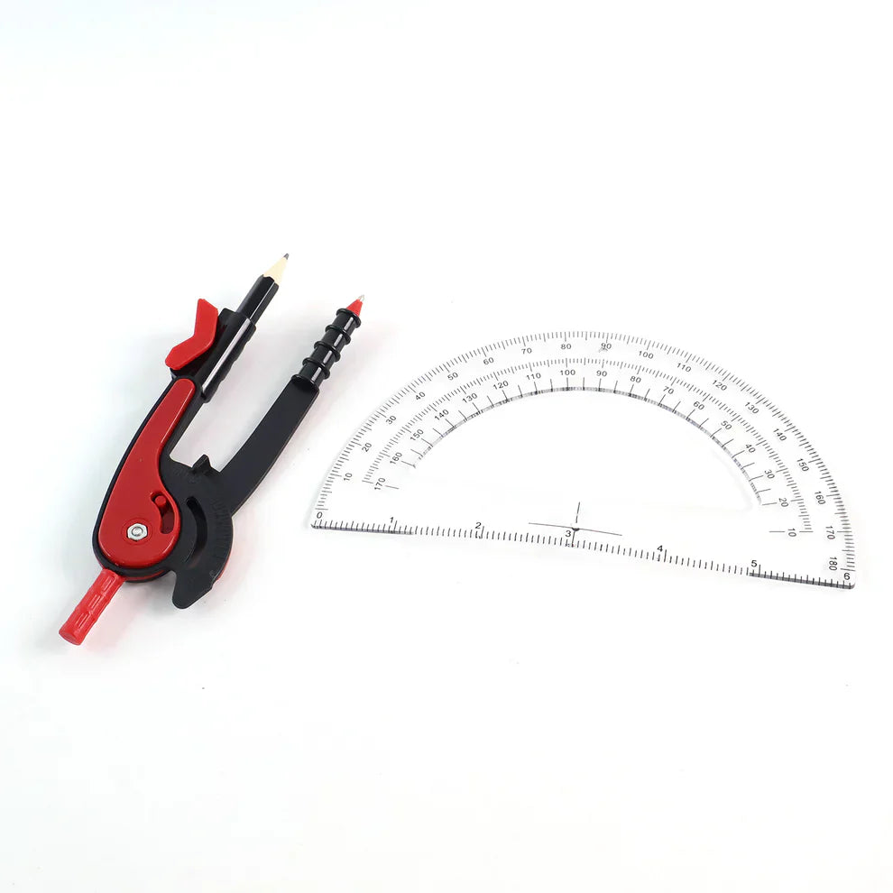 Best 2 pc compass & protractor set - precision drafting compasses | 2025 | fast shipping