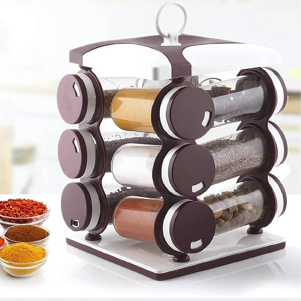 Best 12 pcs revolving spice rack - organizers | 2025 | fast shipping