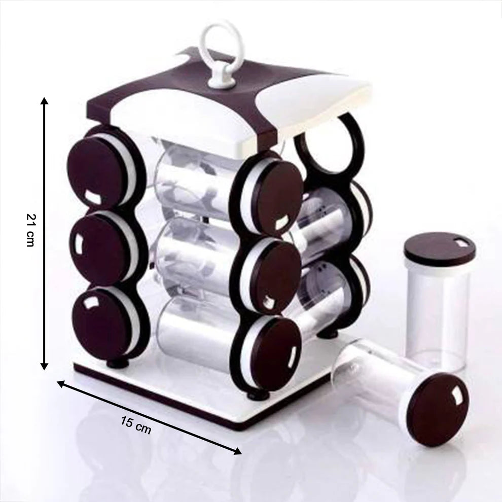 Best 12 pcs revolving spice rack - organizers | 2025 | fast shipping