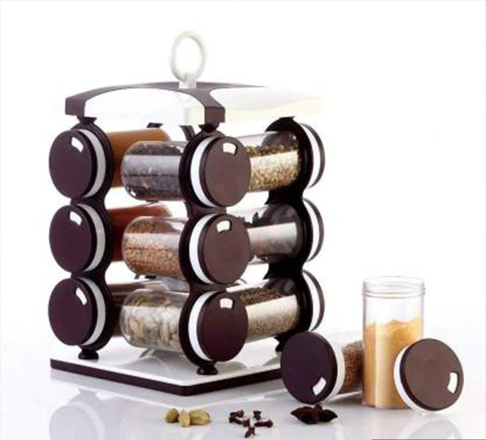 Best 12 pcs revolving spice rack - organizers | 2025 | fast shipping