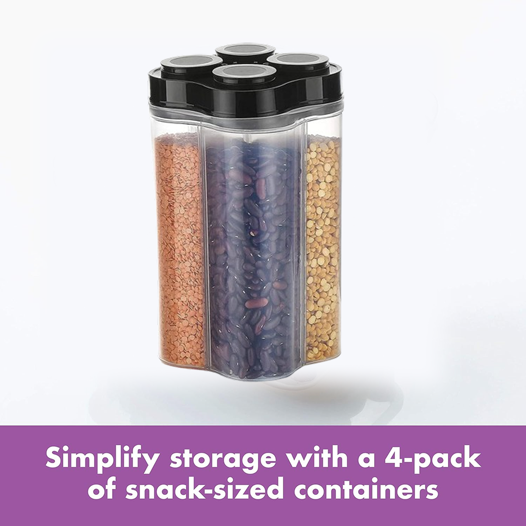4 Section Food Storage Jar