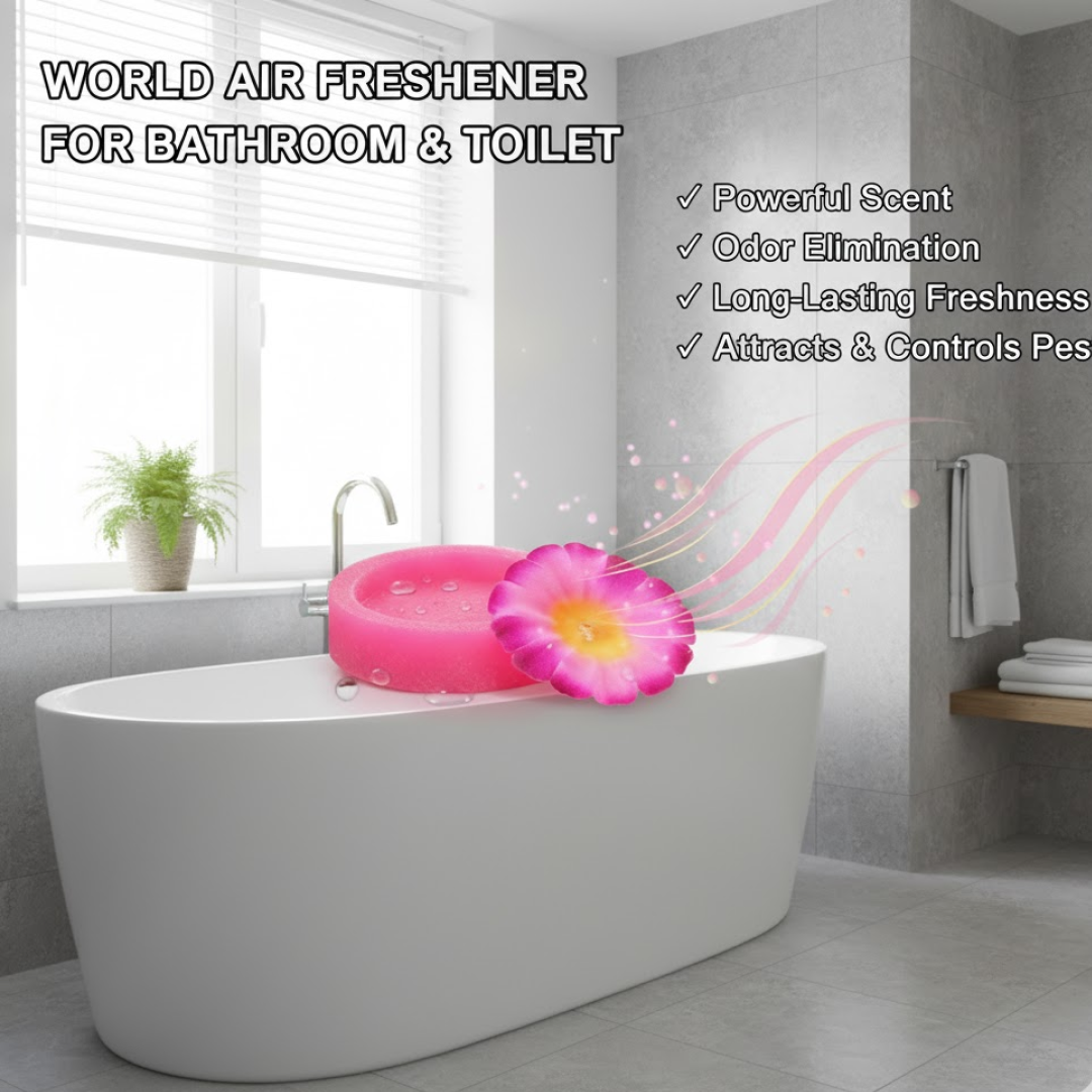 Long-Lasting Bathroom Freshener Blocks