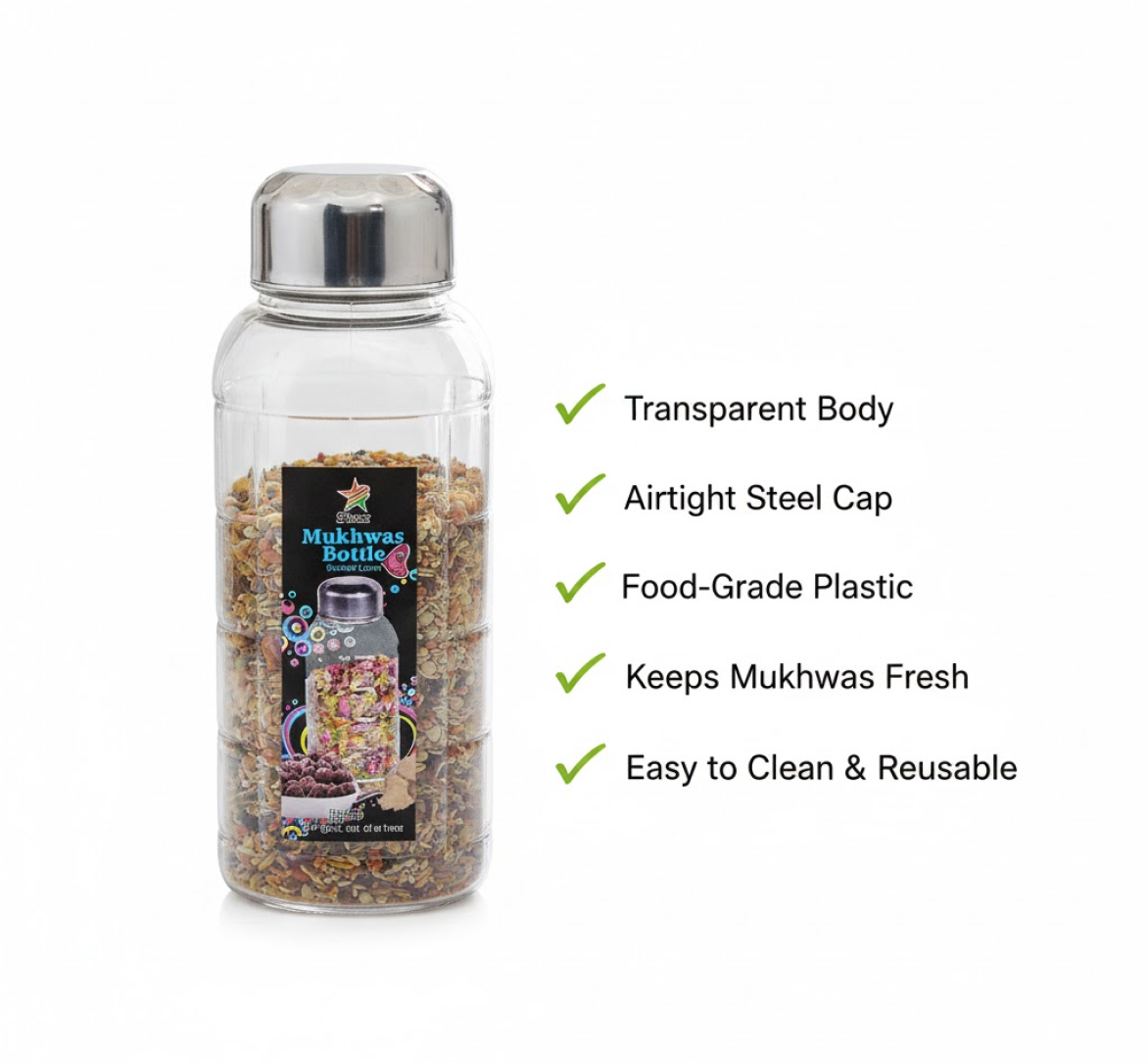 Steel Cap Storage Jar