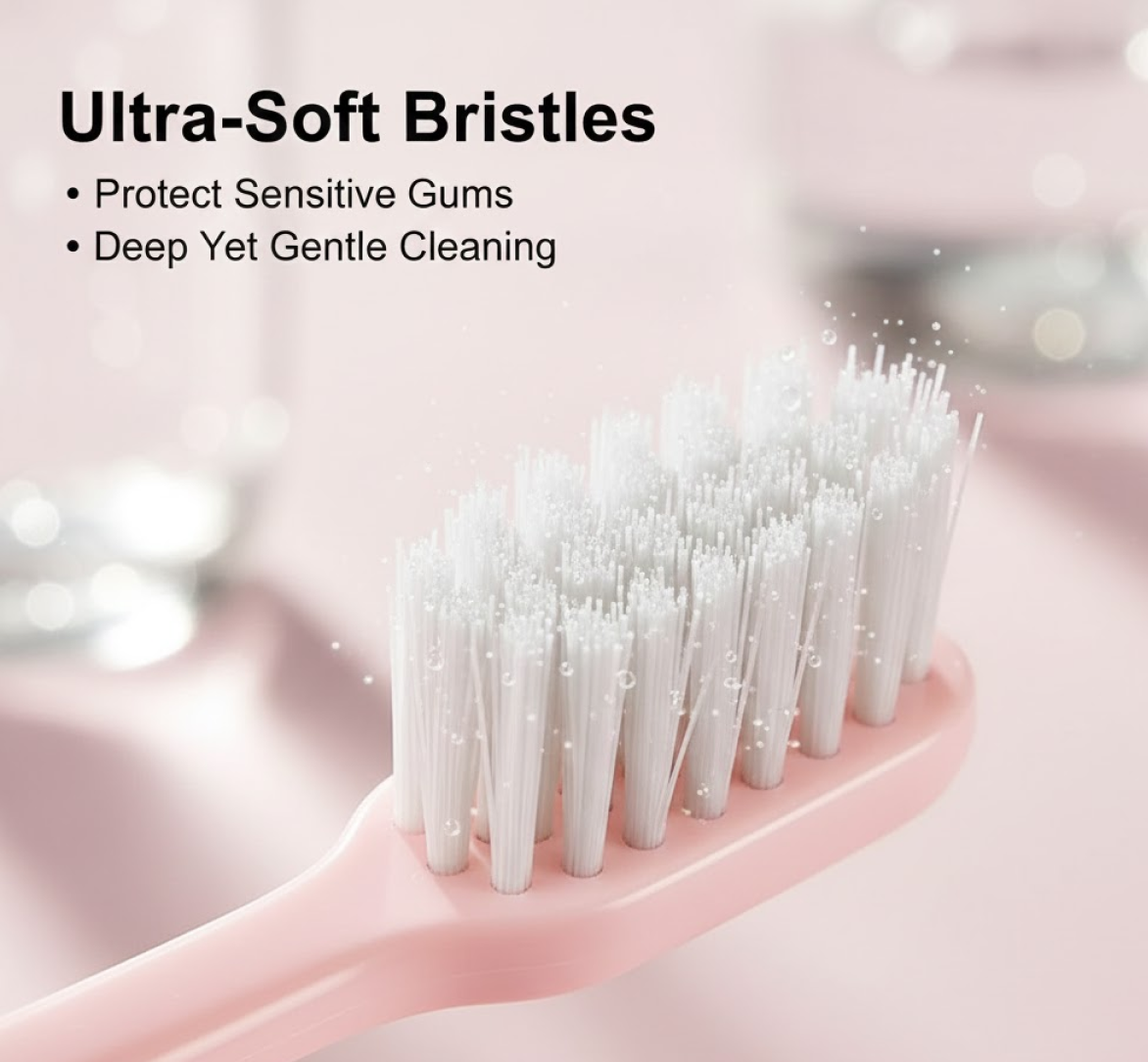 Ultra-Soft Toothbrush Travel Set