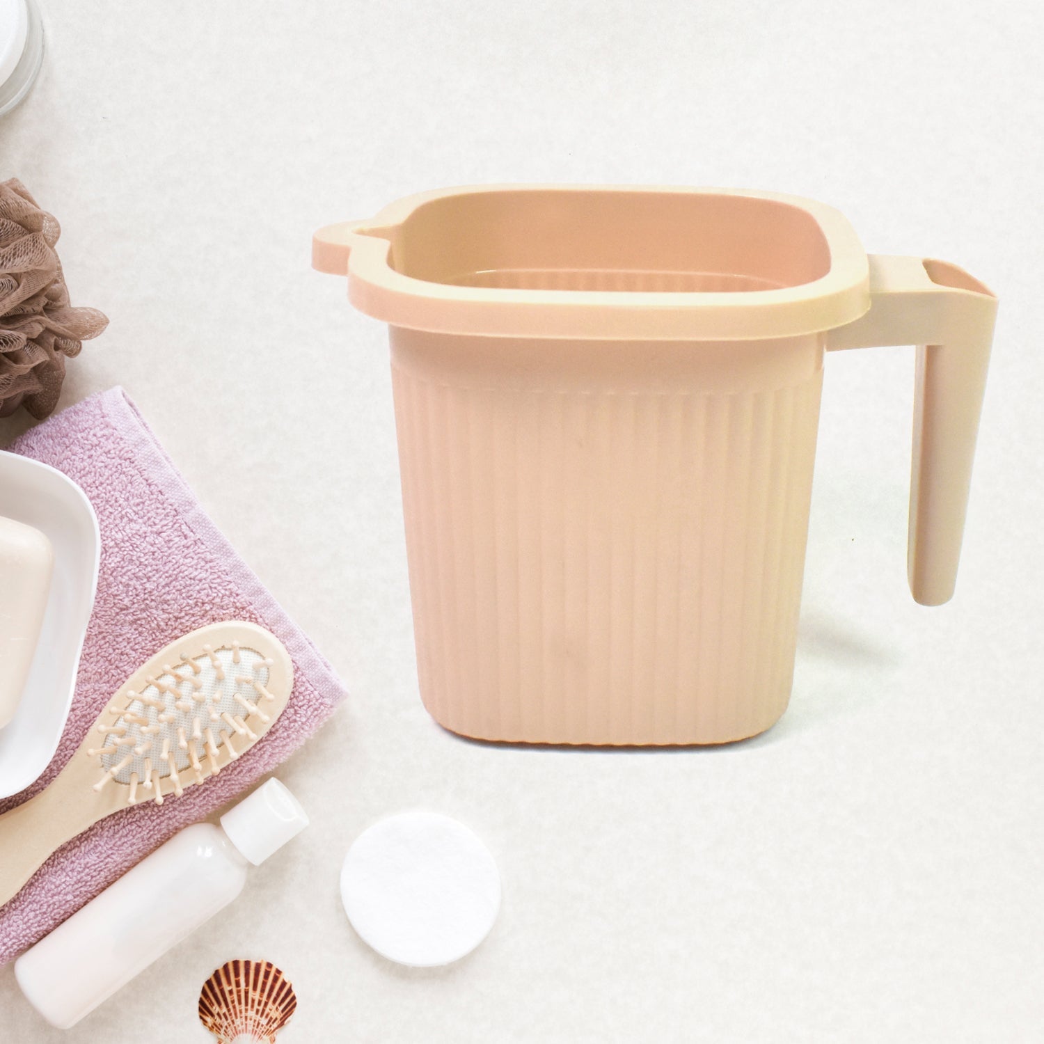Plastic Square Bath Mug