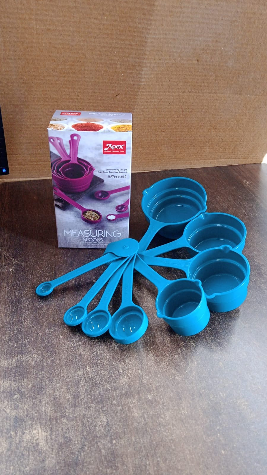 Apex Measuring Spoons & Cups – 8 Pcs