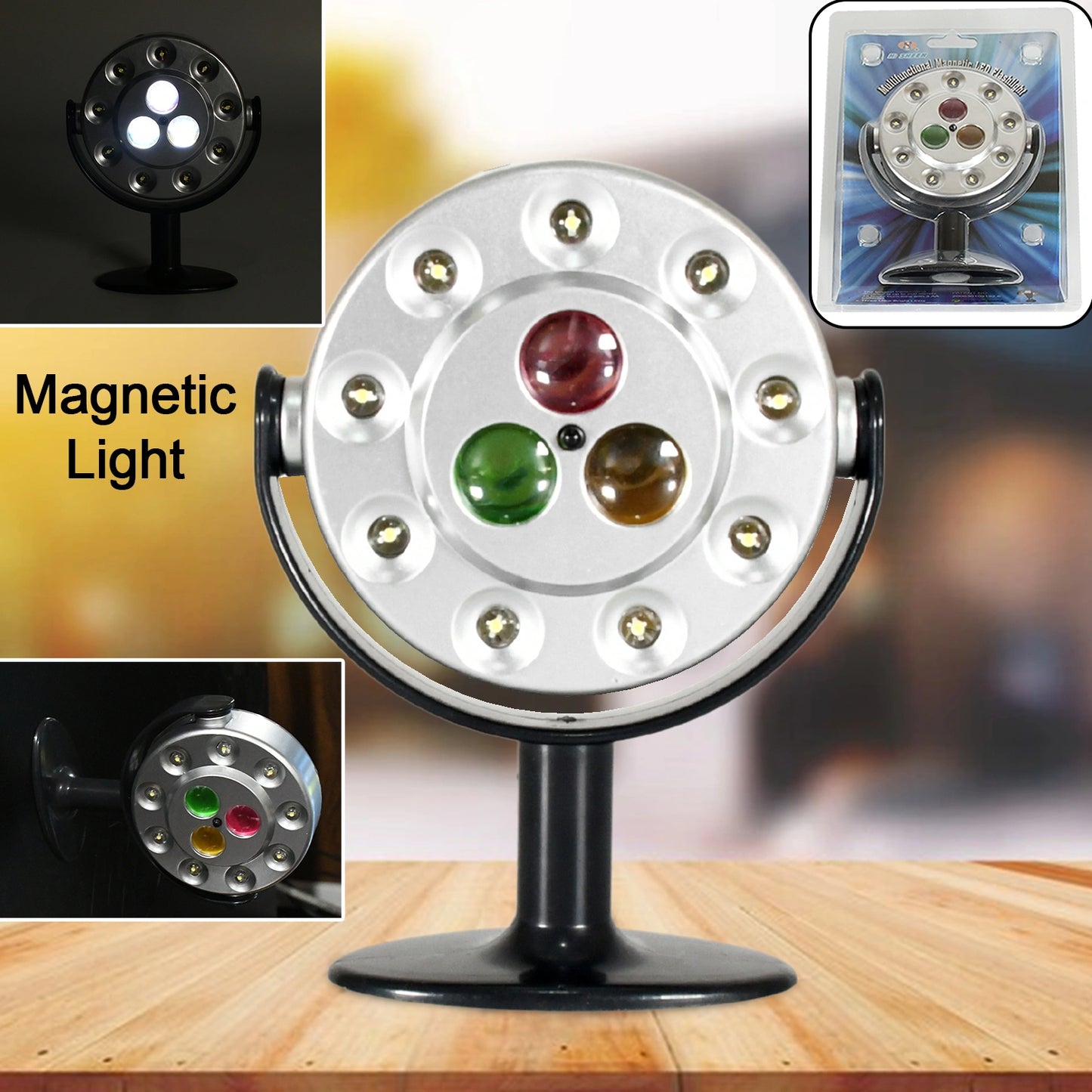 Magnetic LED Flashlight - Home Decor
