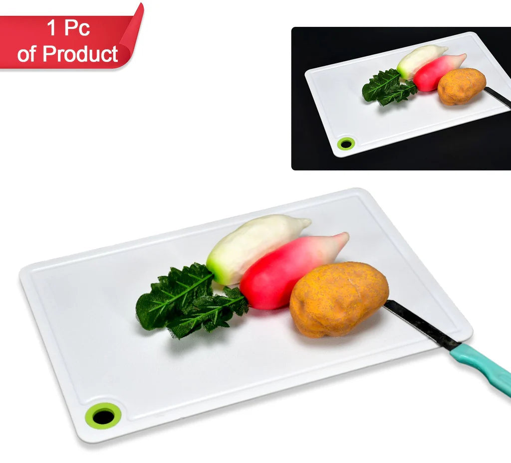 Plastic cutting board for kitchen
