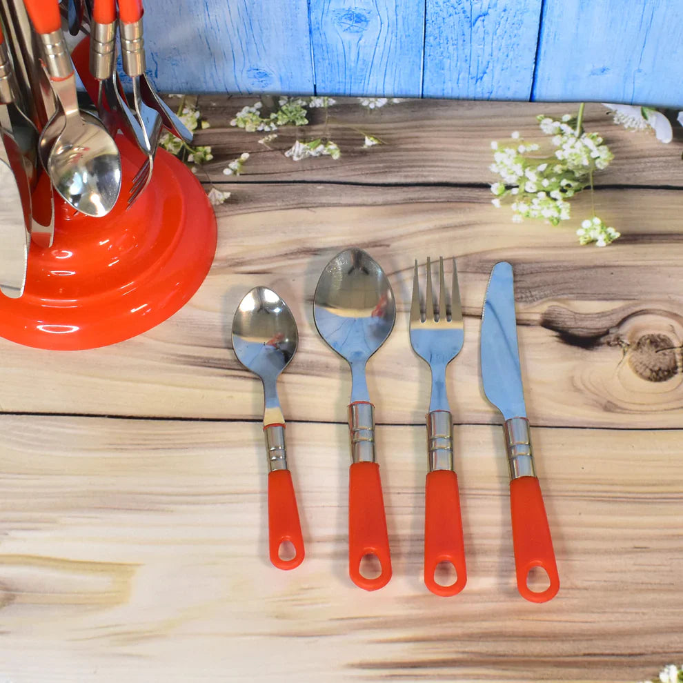 Best 26-piece luxury cutlery set with stand - flatware sets | 2025 | fast shipping